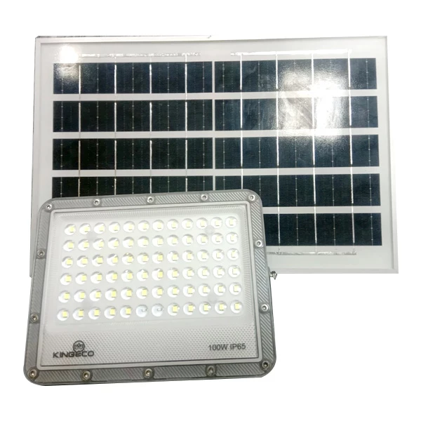 Đèn pha LED năng lượng mặt trời ánh sáng trắng 100W - Kingeco