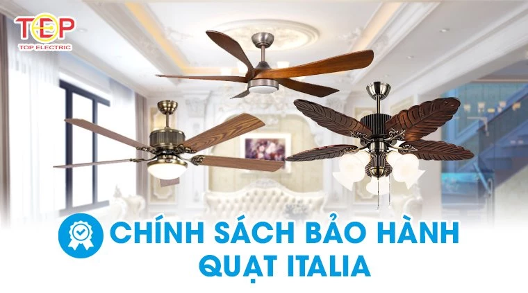 chinh sach bao hanh quat italia